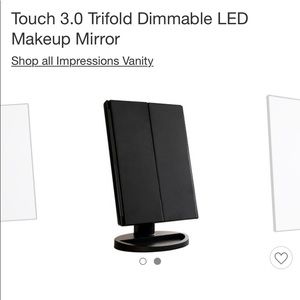 Impressions vanity trifold mirror